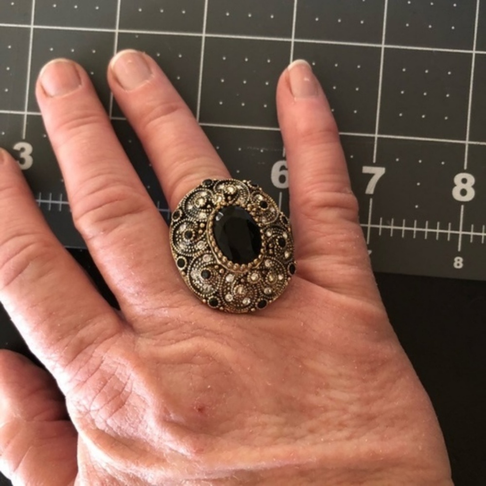 Vtg. Statement Ring - image 7